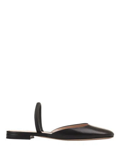 Gianvito Rossi Tivoli Slingback Ballerinas In Black Tappa