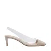 Gianvito Rossi Transparent-panel Pumps In Neutral