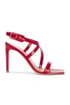 Gianvito Rossi Tokio Ankle Strap Sandal In Rouge