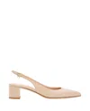 Gianvito Rossi 50mm Slingback Leather Pumps