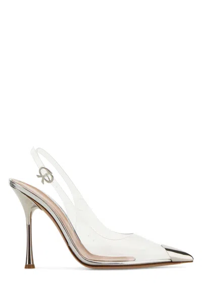 Gianvito Rossi Transparent Pvc Diana Pumps With 10 Cm Stiletto Heel In Multi