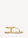 Gianvito Rossi Ubud Thong 05 Sandal In Gold