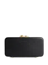 Gianvito Rossi Vali Clutch Bag In Black