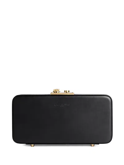 Gianvito Rossi Vali Clutch Bag In Black