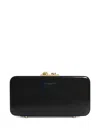 Gianvito Rossi Vali Clutch Bag In Black