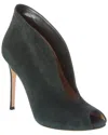 Gianvito Rossi Vamp 150 Suede Mule In Green