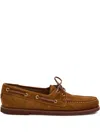 Gianvito Rossi Vande Round-toe Boat Shoes In Brown