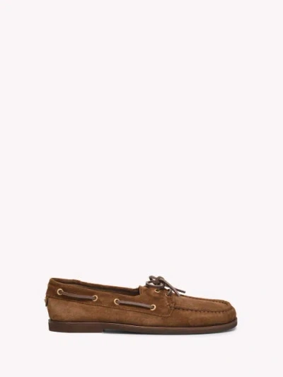 Gianvito Rossi Vandée Mocassin In Brown