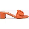 Gianvito Rossi Venezia Mule In Orange