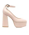Gianvito Rossi Vernice 70 Patent-leather Platform Pumps In Nude