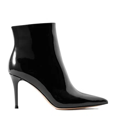 GIANVITO ROSSI VERNICE 85 SHORT BOOTS