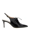 Gianvito Rossi Veronica Pointed Toe Slingback Pumps