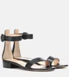 Gianvito Rossi Versilia 20 Leather Sandals In Black
