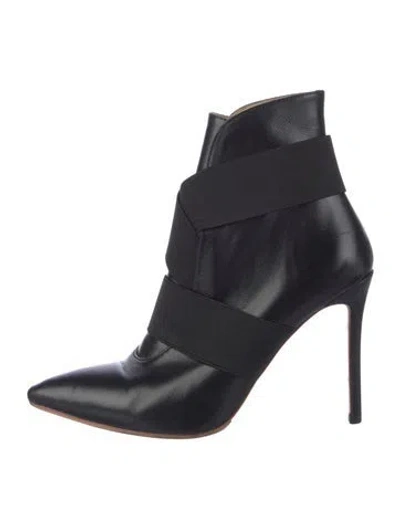 Pre-owned Gianvito Rossi Vintage Leather Boots In Black