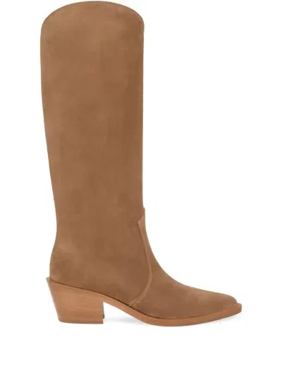 Gianvito Rossi Waylon Stiefel 45mm In Braun