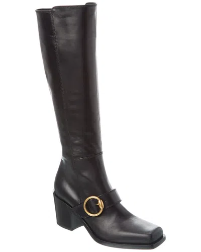 GIANVITO ROSSI WAYNE 60 LEATHER KNEE-HIGH BOOT