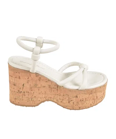 Gianvito Rossi Wedge Sandals In Brown