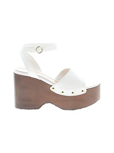 Pre-owned Gianvito Rossi Wedges In White