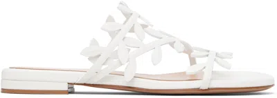 Gianvito Rossi White Flavia Sandals