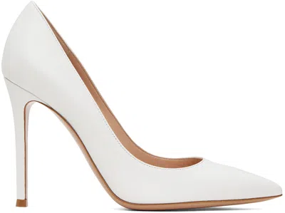 Gianvito Rossi White Gianvito 105 Heels
