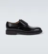 Gianvito Rossi William Leather Lace-up Derby Shoes In Black