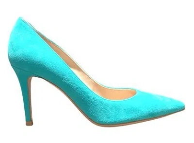 Gianvito Rossi With Heel Clear Blue