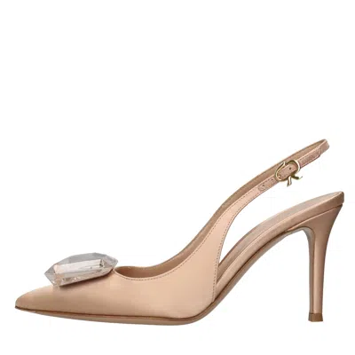 Gianvito Rossi With Heel Pink In Rosa Pastello
