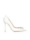 Gianvito Rossi Jaipur Leather Pumps In White