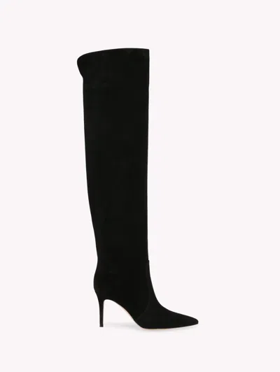 Gianvito Rossi Hansen Cuissard Boot In Green Suede