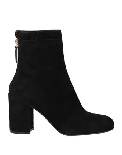 Gianvito Rossi Woman Ankle Boots Black Size 11 Leather
