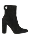Gianvito Rossi Woman Ankle Boots Black Size 7.5 Leather In Black