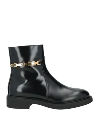 Gianvito Rossi Woman Ankle Boots Black Size 8 Leather