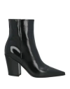 Gianvito Rossi Woman Ankle Boots Black Size 8 Leather In Black