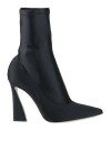 Gianvito Rossi Woman Ankle Boots Black Size 10 Textile Fibers In Black