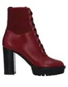 Gianvito Rossi Ankle Boots In Red