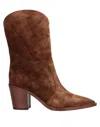 Gianvito Rossi Ankle Boots In Beige