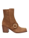 Gianvito Rossi Woman Ankle Boots Khaki Size 8 Soft Leather In Beige