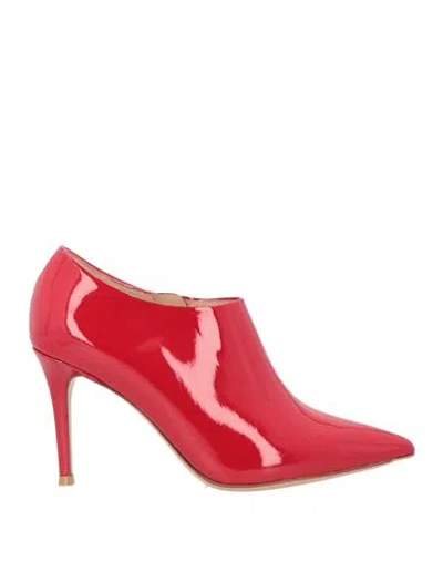Gianvito Rossi Woman Ankle Boots Red Size 7 Leather