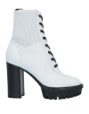 Gianvito Rossi Woman Ankle Boots White Size 11 Calfskin In White