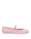 Gianvito Rossi Woman Ballet Flats Lilac Size 6 Leather In Pink