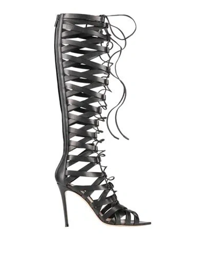 Gianvito Rossi Woman Boot Black Size 6.5 Leather