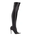 Gianvito Rossi Woman Boot Black Size 8 Textile Fibers, Synthetic Fibers In Black