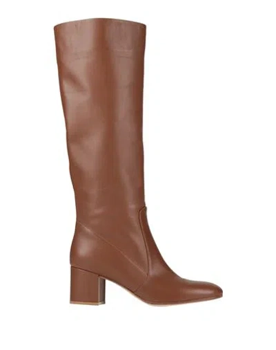 Gianvito Rossi Woman Boot Brown Size 9 Leather