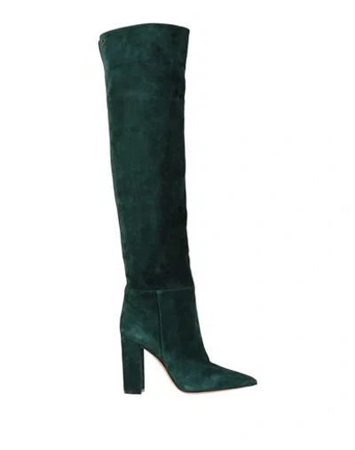 Gianvito Rossi Woman Boot Emerald Green Size 6 Soft Leather
