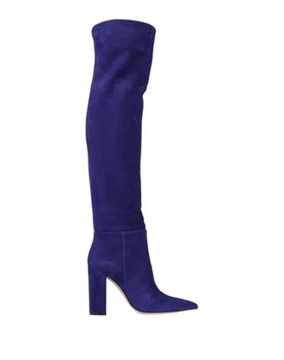 Gianvito Rossi Hansen Pointed-toe 110mm Suede Boots In Blue