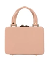 Gianvito Rossi Val Peach Handbag Push Lock In Pink
