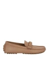 Gianvito Rossi 10mm Monza Leather Loafers In Beige