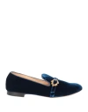 Gianvito Rossi Woman Loafers Deep Teal Size 5.5 Textile Fibers, Soft Leather In Green
