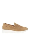 Gianvito Rossi Woman Loafers Khaki Size 7 Leather In Beige