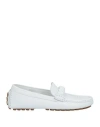 Gianvito Rossi Woman Loafers White Size 6.5 Calfskin